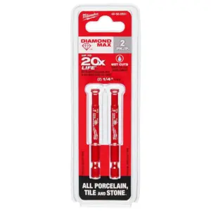 KIT 2 BROCAS DIAMANTE 1/4"(49-56-0501)