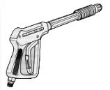 PISTOLA DE LAVADO DOBLE LARGA (89429)