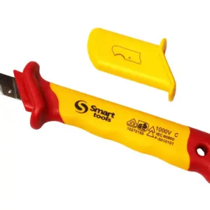 CUCHILLO PARA ELECTRICISTA CON CORTE TIPO GANCHO , LARGO 170MM , VDE 1000V(10272155)