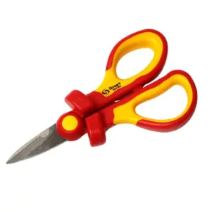 TIJERA PARA ELECTRICISTA DE 160MM DE LARGO , CORTE 48MM , VDE 1000V(10330160)