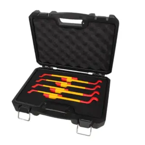 JUEGO DE LLAVES DE CORONA DE 8 PIEZAS DE 8 A 19MM EN CAJA PLASTICA VDE 1000V(10140108)