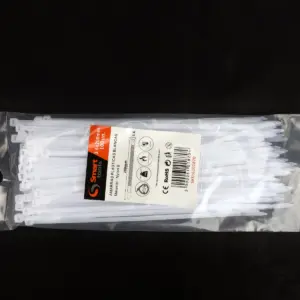 AMARRA PLASTICA BLANCA 3.6 x 200 mm x 100 unidades