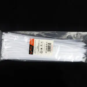 AMARRA PLASTICA BLANCA 4.8 x 300 mm x 100 unidades