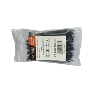 AMARRA PLASTICA NEGRA 2.5x100mm.100Unidades