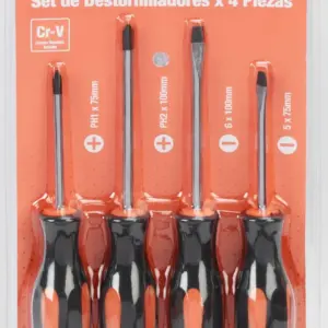 JGO. DESTORNILLADORES PH/PL 4 PZS. CR-V