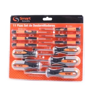 JGO. DESTORNILLADORES PH/PL 11 PZS CR-V