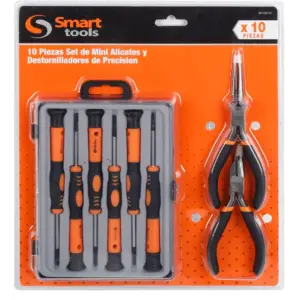 JGO. ALICATES Y DESTORNILL. ELECTRICISTA 10 PZS.