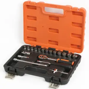 JGO. DADOS [] 1/4" DE 4 A 14 MM. (19 PZS.)