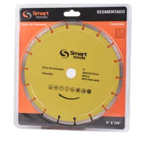 DISCO DIAMANTADO EN SECO 9'' X 7.5MM