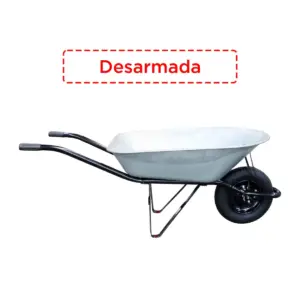 CARRETILLA GALVANIZADA 0,9MM 78L DESARMADA