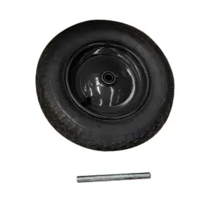 RUEDA P/CARRETILLA CON EJE 350x8 (W13)