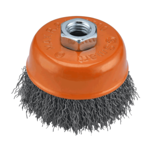 GRATA COPA CONICA ACERO ONDULADO 3" M14X2