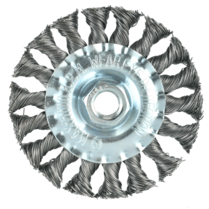 GRATA CIRCULAR ACERO TRENZADO 4" M14X2