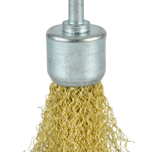 GRATA TIPO BROCHA ACERO ONDULADO 1"