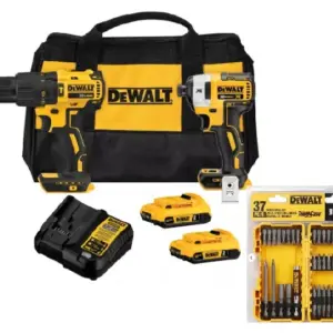 KIT TALADRO/ATORNILLADOR INALAMBR. (DCK223D2-B3)  + REGALO