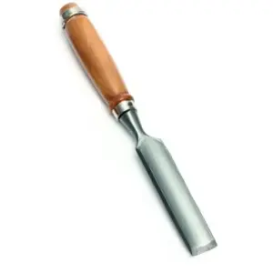 GUBIA DE  3/8" MANGO MADERA (11041)