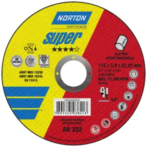 DISCO CORTE  7"  #AR-332  AC./INOX. (10057380)