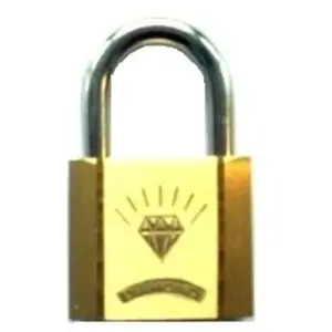 CANDADO BRONCE 25 MM. (CAJA)  DIAMOND  (SBP-7210)