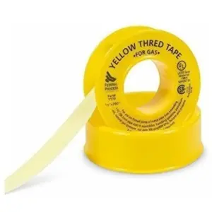 TEFLON (ROLLO) 3/4X10MT AMARILLO P/GAS (GTY3/4X10)