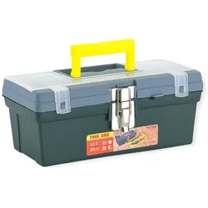 CAJA HERR. PLAST. 12.5"  C/METAL (MJ-2038)