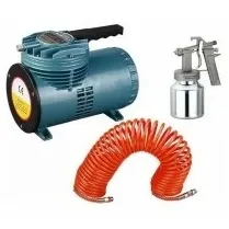 COMPRESOR DE MEMBRANA 180 W. C/PISTOLA (V-777)