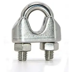 ABRAZADERA  1/8"  P/CABLE GALVAN. (C0102)