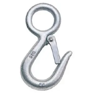 GANCHO CABLE 1.0  TON. C/SEGURO GALV. (HF0703)