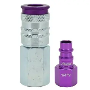 RACORD HEMBRA A/FLUJO 1/4 NPT PURPURA (761VC-20)