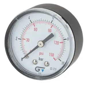 MANOMETRO 16 BAR/240 LB  S/POSTERIOR (3821 016)