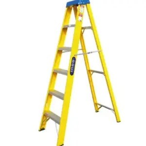 ESCALERA TIJERA FDV PROF. 3.05 MT,10 PEL.NARANJA