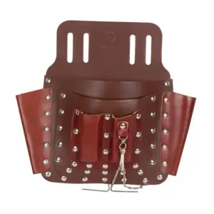 PORTAHERRAMIENTAS DE CUERO 6 COMP. (5168)