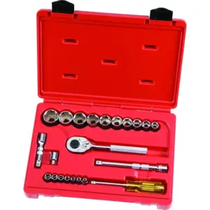 JGO. DADOS []1/4" Y []3/8, 22 PZAS (J47152)