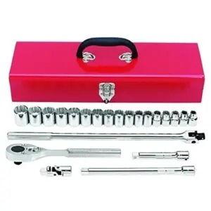 JGO. DADOS []1/2" 10-26 MM. 18 PZ. (J54210A)