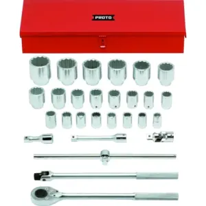 JGO. DADOS []3/4" 21-60 MM.  28 PZAS (J55202A)