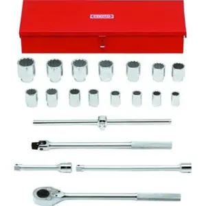 JGO. DADOS []3/4"  7/8"-2"  20 PZAS (J55102A)