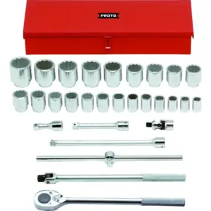 JGO. DADOS []3/4"  7/8"-2.3/8"  29 PZAS (J55104A)