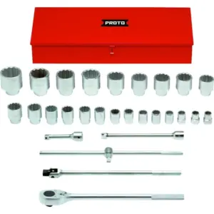 JGO. DADOS []1" 1.1/16" A 3.1/2" 29 PZ. (J57104A)