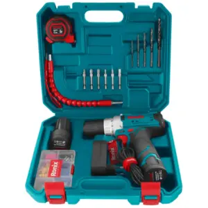 Set Taladro Batería Ronix RS-8613 10mm 12V