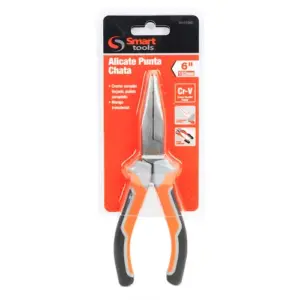 ALICATE PUNTA PLANA DE 6" CR/V