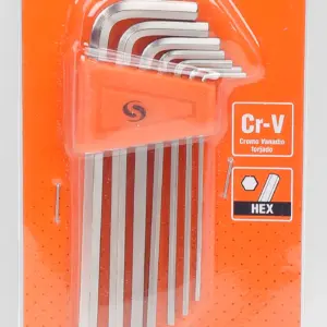 JGO LLAVES ALLEN LARGAS DE 7 PZS 1.5 A 6.0 MM
