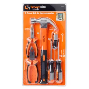 JGO. HERRAMIENTAS 6 PZS. C/ALICATE MEDIA CAÑA