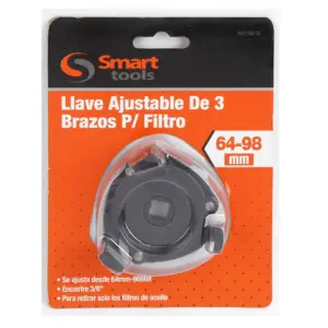 LLAVE AJUSTABLE DE 3 BRAZOS P/ FILTRO 64-96MM