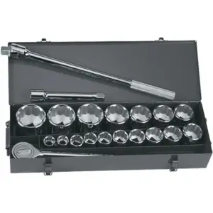 JGO. DADOS []3/4"  7/8"-2.3/8" 21 PZAS. (87-557)