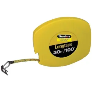 HUINCHA ACERO 30 MTS. X 16 MM. CAJA ABS (LSA30016)