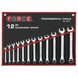 JGO. LLAVES PTA.-CORONA 1/4"-15/16" 12 PZS (5121S