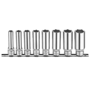 JGO. DADOS []3/8" DE 8-19 MM LARGOS HEX (3082)