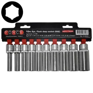 JGO. DADOS []1/2" 3/8"-15/16" LARGO HEX. (4106DS)