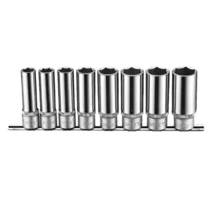 JGO. DADOS []1/2" 1/2"-15/16" LARGO HEX. (4082S)