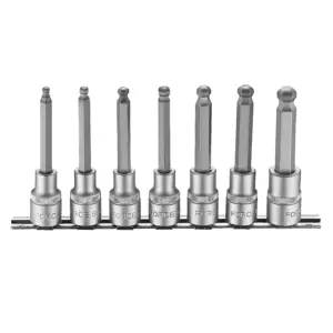 JGO. DADOS ALLEN 5-12 MM. 7 PZAS. L/BOLA (4076)