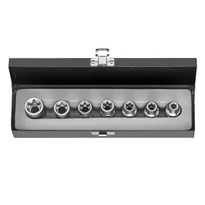 JGO. DADOS TORX HEMBRA E10-E24 7 PZAS (4071)